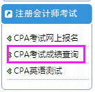 2014CPA考试成绩查询入口