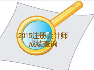 2015注册会计师考试成绩查询