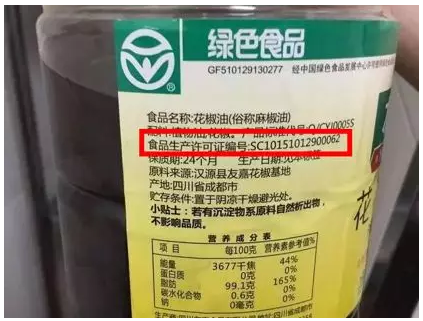 食品包装上的QS标志更新为SC编码