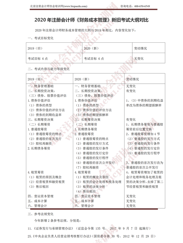 2020年注册会计师《财务成本管理》新旧大纲对比.png
